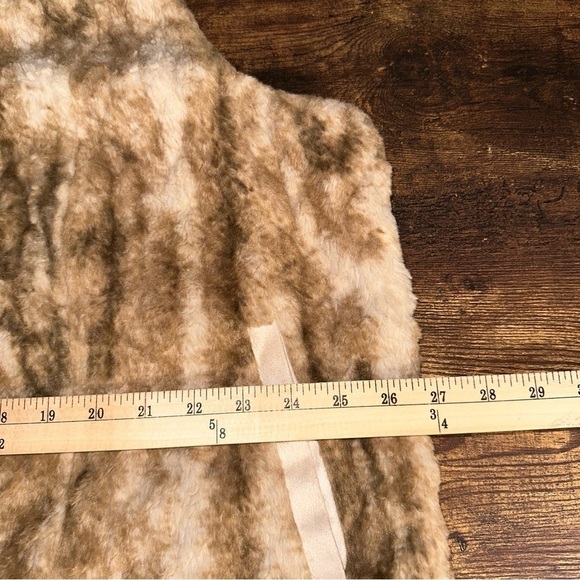 Catherine Malandrino Faux Fur Size 1X Vest Boho Y2K Hippie‎ Western Mobwife - Picture 7 of 11